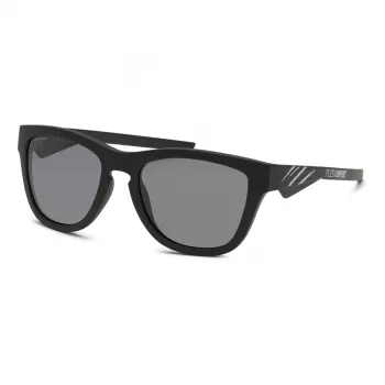 Philipp Plein Sport SSP008-54U28P occhiali da sole uomo rettangolari polarizzati, nero/grigio, 54/18/135 mm