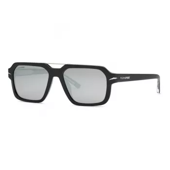 Philipp Plein Sport SSP036-577EPP Occhiali da sole rettangolari uomo nero/grigio 57mm