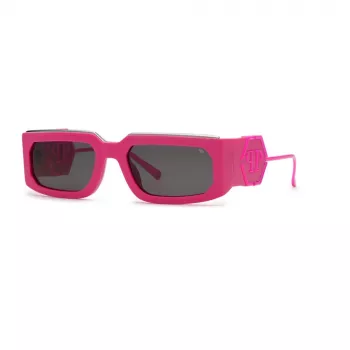 Philipp Plein SPP119M5807BE Occhiali da sole quadrati unisex nero/grigio 58/21/135 mm