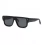Philipp Plein SPP179-550Z29 Occhiali da sole uomo, montatura in acetato nera, lenti in policarbonato grigie, 55/18/145 mm
