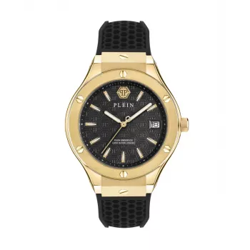 Philipp Plein The $kull uomo orologio al quarzo 44mm cassa in acciaio inox cinturino in silicone nero PWUFA0225