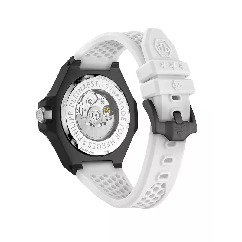 Philipp Plein The Skeleton Orologio automatico uomo PWPFA0724 46mm silicone nero