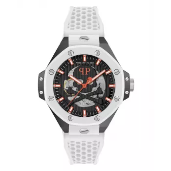 Philipp Plein The Skeleton Orologio automatico uomo PWPFA0724 46mm silicone nero