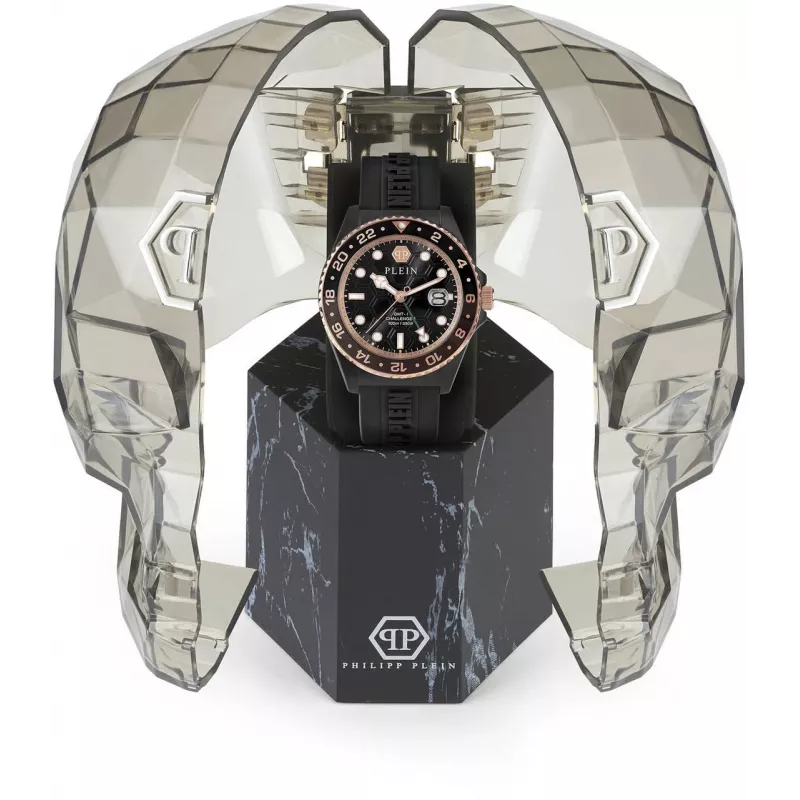 Philipp Plein The Skeleton Orologio da uomo al quarzo PWYBA0823 44mm Silicone nero