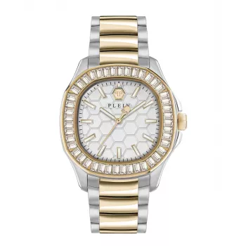 Philipp Plein Orologio automatico skeleton donna PWTAA0523 38mm Acciaio inox color oro rosa e silicone nero