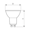 Philips CorePro LED Spot 5-50W GU10 827 36° dimmerabile - bianco caldo