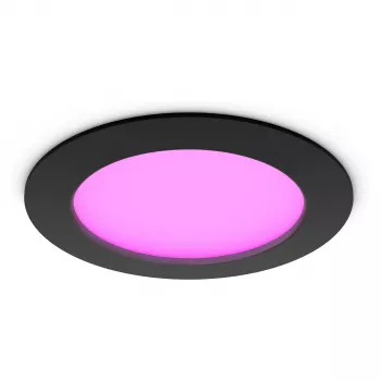 Philips Hue White & Color Ambiance Faretto incassato slim L EMEA-Black