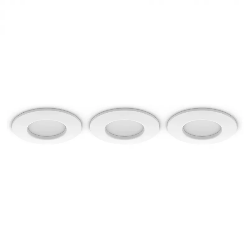 Philips Hue White & Color Ambiance Slim Recessed Light S x3 - bianco