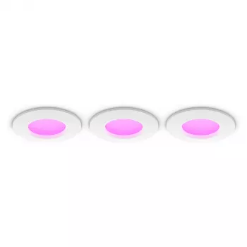 Philips Hue White & Color Ambiance Slim Recessed Light S x3 - bianco