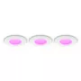Philips Hue White & Color Ambiance Slim Recessed Light S x3 - bianco