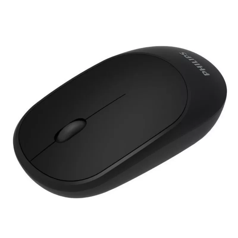 Philips M314 mouse wireless elegante e compatto 3 tasti 800/1000/1200/1600dpi nero