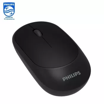 Philips M314 mouse wireless elegante e compatto 3 tasti 800/1000/1200/1600dpi nero