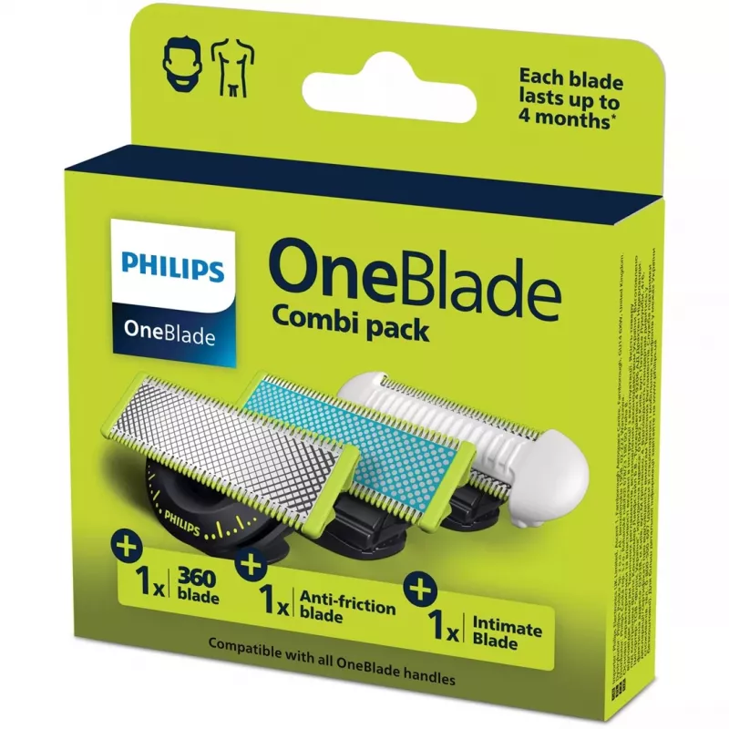 Philips OneBlade QP936/50 lame di ricambio, confezione da 3
