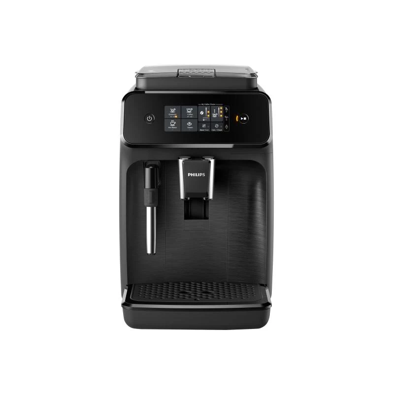 Philips Series 1200 EP1220/00 macchina per caffè espresso automatica con cappuccinatore, nera