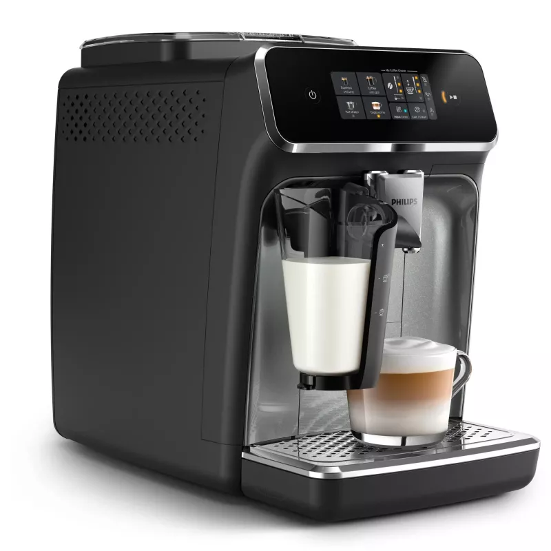 Macchina per caffè espresso automatica Philips Serie 2300 LatteGo EP2339/40 nero/argento