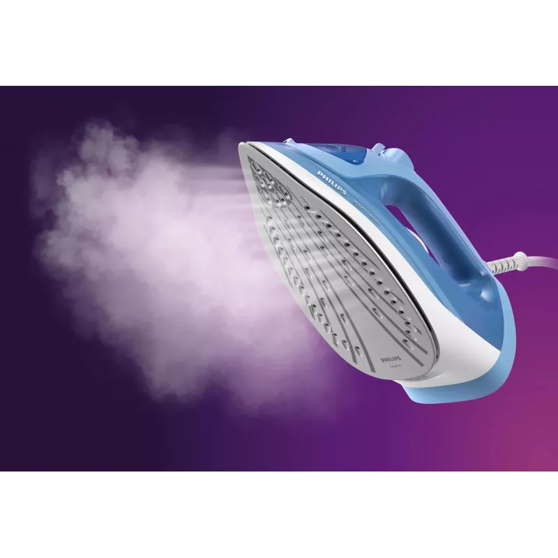Philips Serie 3000 ferro da stiro a vapore DST3020/20 - 2600W, piastra in ceramica, serbatoio 300ml