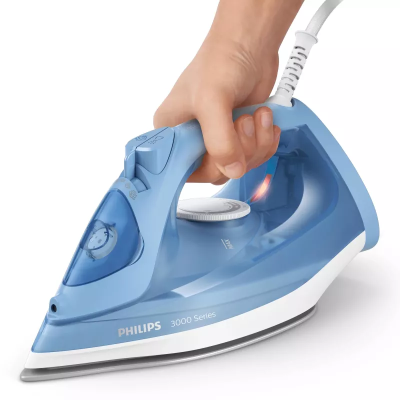 Philips Serie 3000 ferro da stiro a vapore DST3020/20 - 2600W, piastra in ceramica, serbatoio 300ml