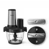 Philips Serie 5000 robot da cucina tritatutto HR1504/00, 800 W, ciotola 2,1 L, bianco