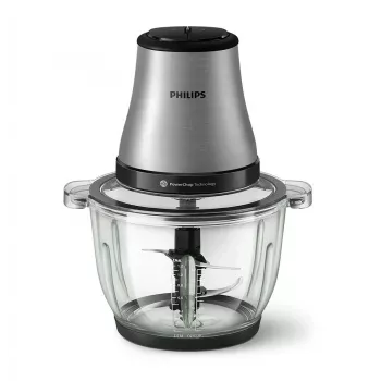 Philips Serie 5000 robot da cucina tritatutto HR1504/00, 800 W, ciotola 2,1 L, bianco