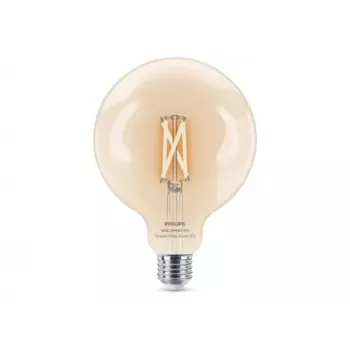 Philips Smart Wi-Fi Lampada LED G125 E27 7W (equivalente 60W) Tunable White trasparente