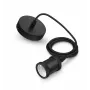 Philips lampada a sospensione vintage attacco E27 calotta nera nero