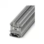 Phoenix 3001501 UK 3 N Morsetto passante, connessione a vite, 2,5 mm², 800 V, 24 A, montaggio su guida DIN, grigio