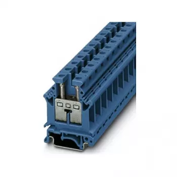Phoenix 3006056 UK 16 N BU morsetto passante, connessione a vite, 16 mm², 1000 V, 76 A, blu