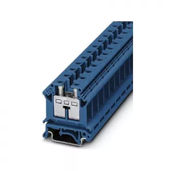 Phoenix 3006205 UIK 16 BU morsetto passante, blu, 16 mm², connessione a vite, guida DIN