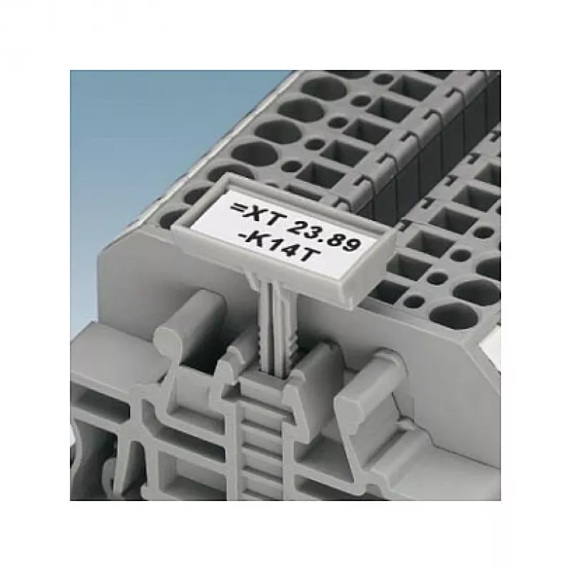 Phoenix 3022218 fermo terminale CLIPFIX 35 - fermo terminale per guida DIN NS 35, PA, grigio