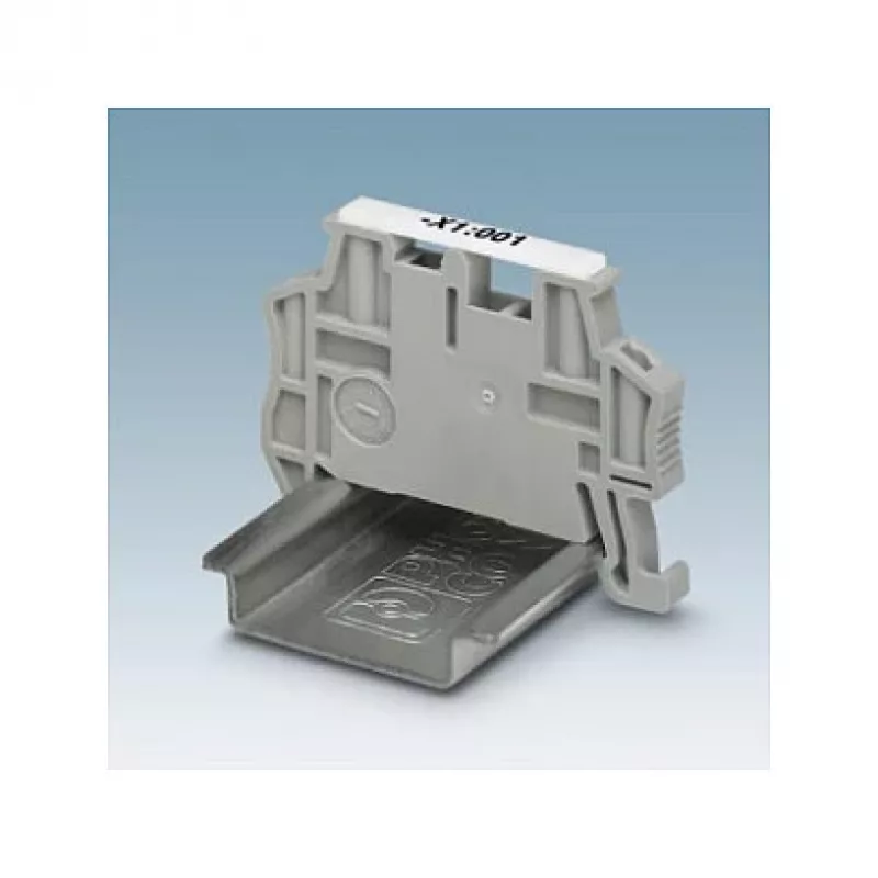 Phoenix 3022218 fermo terminale CLIPFIX 35 - fermo terminale per guida DIN NS 35, PA, grigio