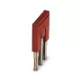 Phoenix 3030174 FBS 3-5 ponticello a innesto, 3 poli, passo 5,2 mm, rosso