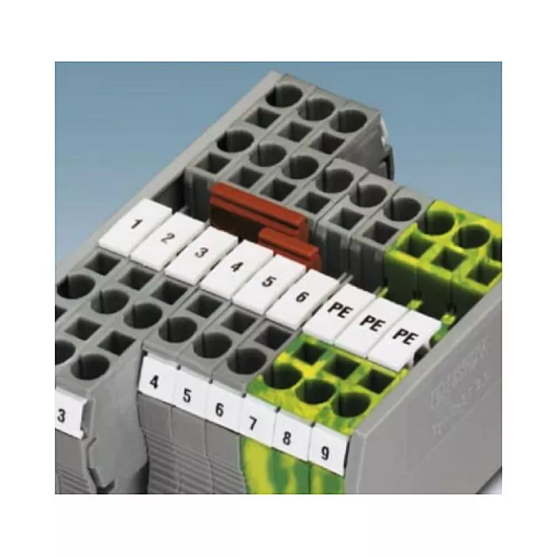 Phoenix 3030190 FBS 5-5 ponticello a innesto, 5 poli, passo 5,2 mm, rosso, 32 A