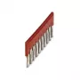 Phoenix 3030323 FBS 10-8 ponticello a innesto, 10 poli, passo 8,2 mm, rosso