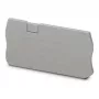 Phoenix 3030488 D-ST 2,5-TWIN coperchio terminale grigio