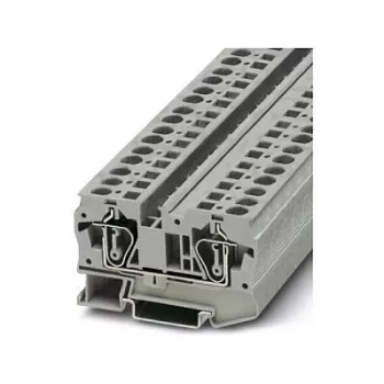 Phoenix 3031487 ST 6 morsetto a molla passante, 6 mm², 1000 V, 41 A, grigio