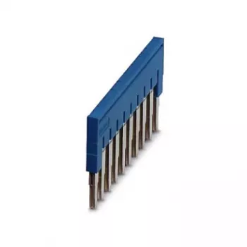 Phoenix 3036916 FBS 10-5 BU Ponticello a innesto, 10 poli, passo 5,2 mm, blu