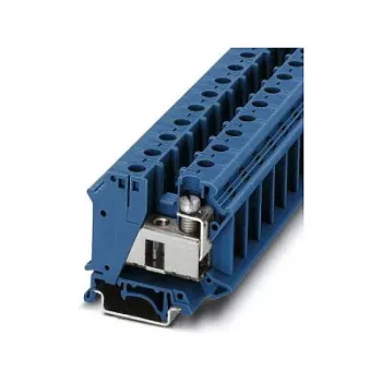 Phoenix 3075731 UTI 35 BU morsetto di installazione - blu, 35 mm², 125 A, 1000 V, connessione a vite, montaggio su guida DIN