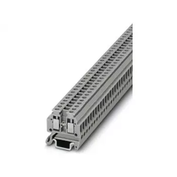 Phoenix 3100305 Morsetto passante MT 1.5, connessione a vite, 1,5 mm², 500 V, 17,5 A, guida DIN, grigio