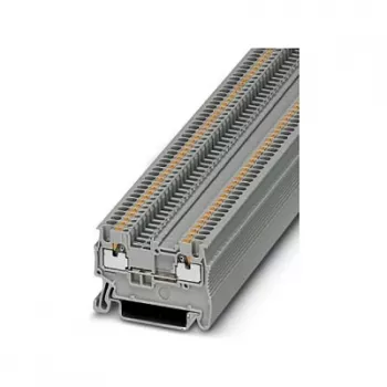 Phoenix 3208100 PT 1,5/S morsetto passante, Push-in, 1,5 mm², grigio