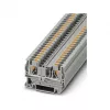 Phoenix 3211757 morsetto passante PT 4, Push-in, 4 mm², 1000 V, 32 A, grigio