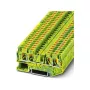 Phoenix 3211780 PT 4-TWIN-PE Blocco di morsetti per conduttore di protezione, push-in, 4 mm², verde-giallo