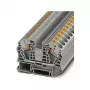 Phoenix 3212138 PT 16 N morsetto passante, connessione push-in, 16 mm², 1000 V, 76 A, grigio