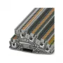 Phoenix 3213949 PTI 2,5-PE/L/L Morsetto multipiano su più livelli, push-in, 3 livelli, 6 connessioni, 2,5 mm², 400 V, 24 A, grigio