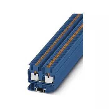 Phoenix 3248126 MPT 2,5 BU morsetto passante mini, connessione a vite, blu