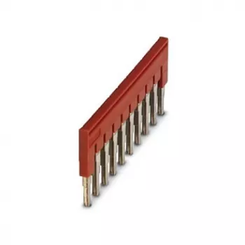 Phoenix Contact 3030271 FBS 10-6 ponticello, 10 poli, passo 6,2 mm, rosso