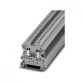 Phoenix Contact 3044076 UT 2.5 Morsetto passante, connessione a vite, 2,5 mm², 800 V, 24 A, grigio, montaggio su guida DIN
