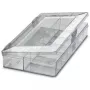 Phoenix Contact 5031524 scatola contenitore rettangolare trasparente in polistirene con coperchio a scatto