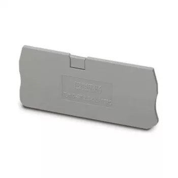 Phoenix Contact D-ST 2,5-QUATTRO coperchio terminale - grigio, poliammide, UL 94 V0, larghezza 2,2 mm