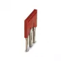 Phoenix Contact FBS 3-8 ponticello a innesto, 3 poli, passo 8,2 mm, rosso