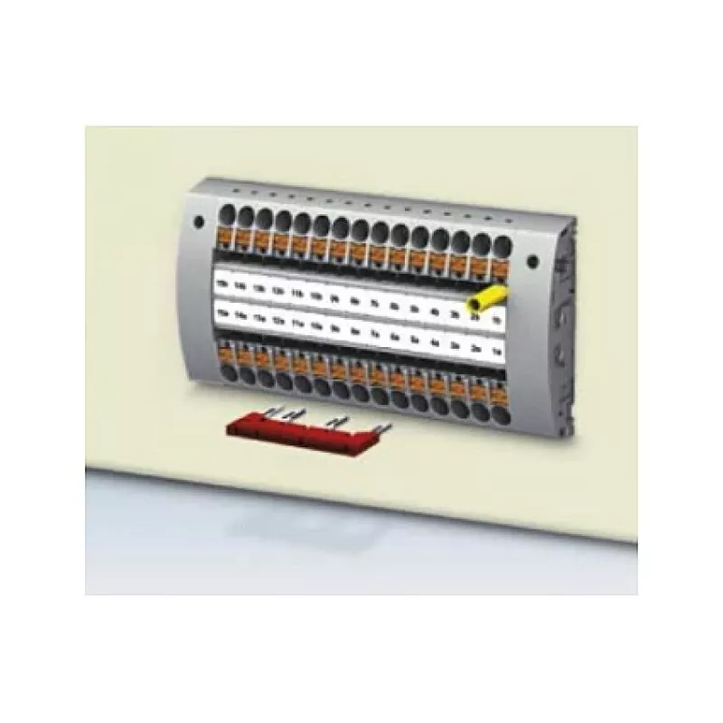 Phoenix Contact FBS 4-5 ponticello a innesto a 4 poli, rosso, 32 A, 500 V